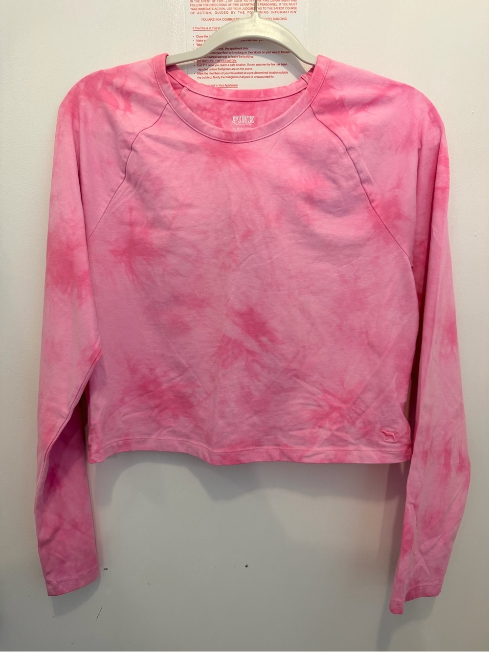Victoria's Secret Pink Tie-Dye Crewneck Sweatshirt